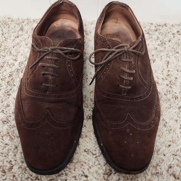 Burberry\'s men\'s shoes 8 vintage brown suede Russell & Bromley main image 9